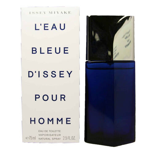 Issey Miyake Bleue D'Issey Pour Homme Mens Fragrance EDT Eau De Toilette 75mL