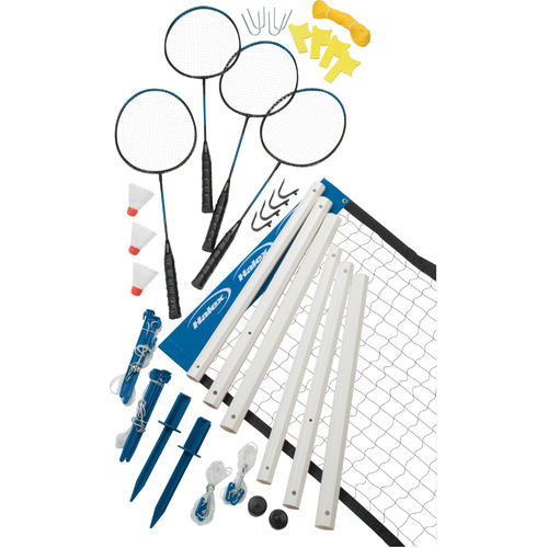 Regent Halex Premier 4-Player Badminton Set w/ Poles & Net