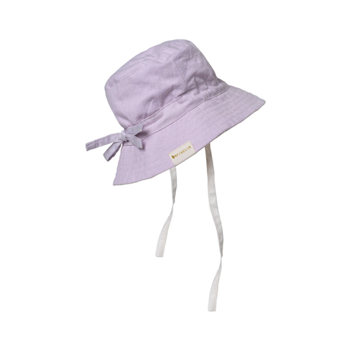 Fabelab Cotton Bucket Hat Kids 0-12m - Lilac/Natural