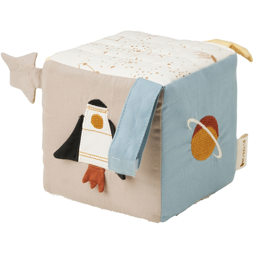 Fabelab 12cm Fabric Cube Space Cotton Toy Baby/Infant 0m+