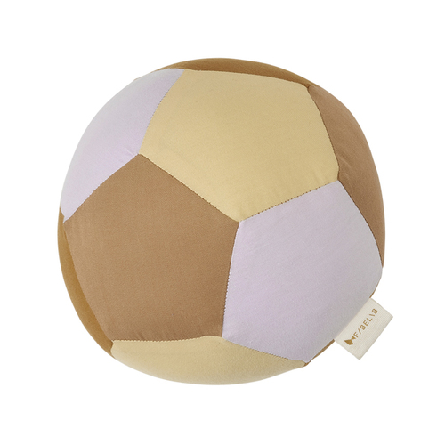 Fabelab Round 15cm Fabric Ball Kids Toy - Lilac Mix