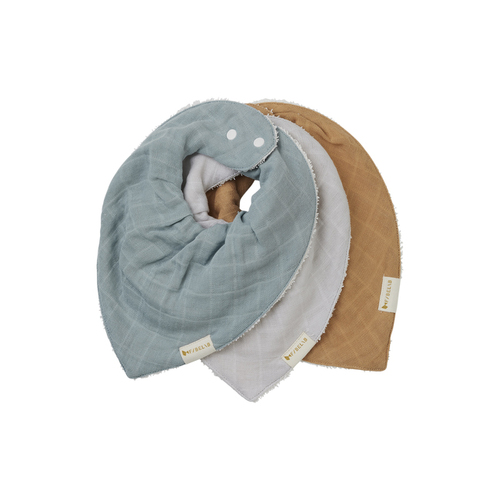3pc Fabelab 24cm Cotton Bandana Bib Baby/Infant Galaxy
