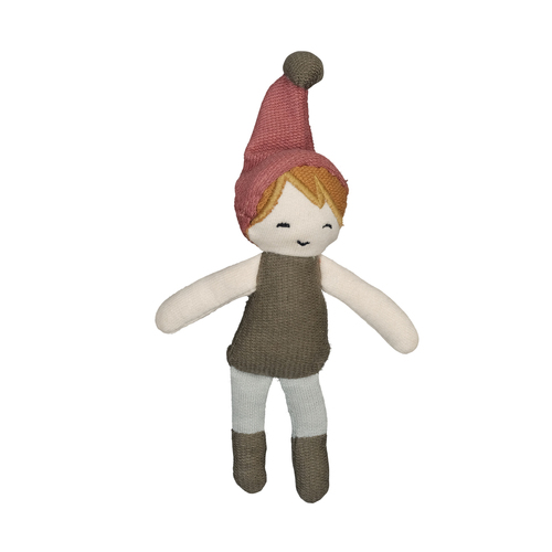 Fabelab 14cm Christmas Pocket Friend Elf Boy Kids/Children Fun Plush Toy 