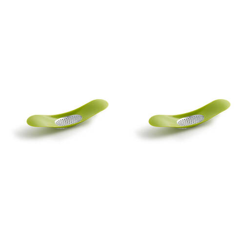 2PK Joseph Joseph Rocker Plastic Garlic Crusher (Green)