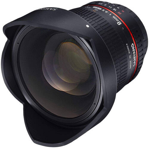 Samyang 8mm F3.5 Fisheye UMC II MFT For APS-C Camera - Black