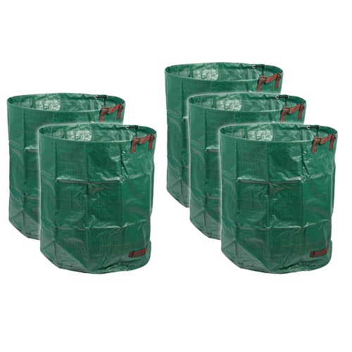 5PK Gardenmaster Heavy Duty Reusable Durable Giant Garden Bag 268L