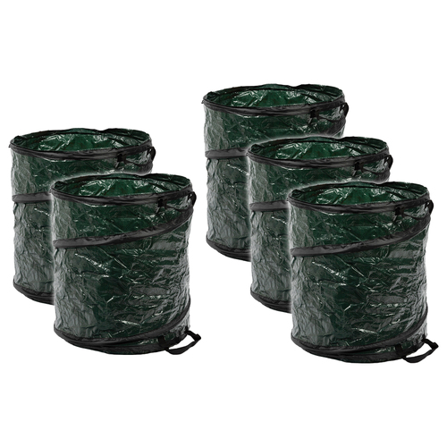 5PK Gardenmaster Heavy Duty Reusable Durable Pop Up Garden Bag 85L