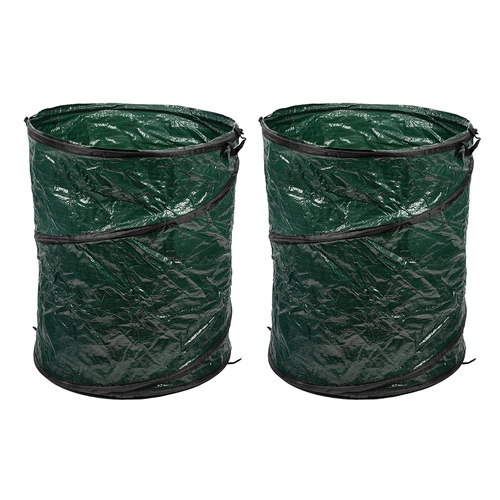 2PK Gardenmaster Heavy Duty Reusable Durable Pop Up Garden Bag 174L