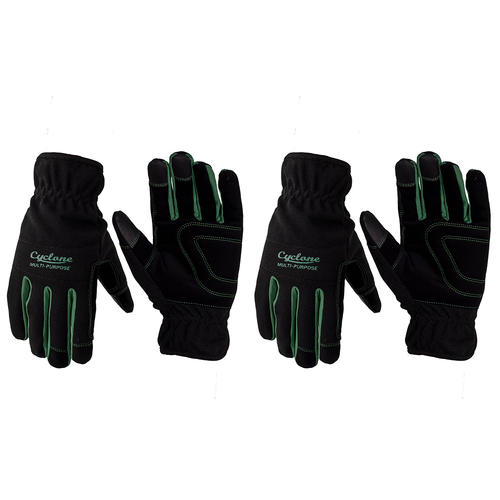 2PK Cyclone Size Small Multi-Purpose Gardening Gloves Touch Screen Compatible