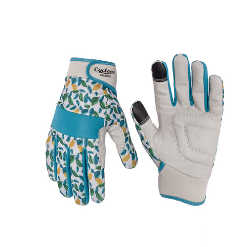 Cyclone Size Small Gardening/Pruning Gloves Floral Pattern Suits Touch Screen