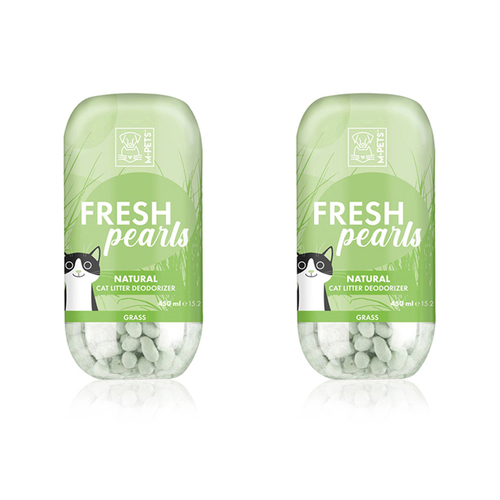 M-PETS - FRESH PEARLS DEODORISER GRASS 450ML - Pets For All