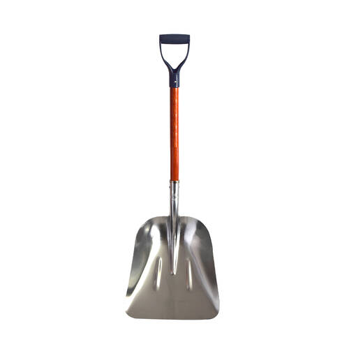 Gardenmaster Aluminium Grain Scoop Shift w/ Timber D-Handle 27.8x108cm