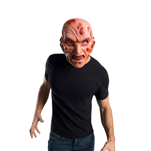 Marvel Freddy Kreuger Vacuform Mask Horror Dress Up Adult