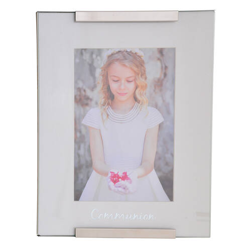 Gibson Gifts Communion Photo Frame 4x6'' Decor - Silver