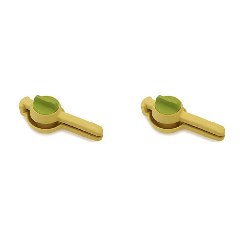 2PK Joseph Joseph JuiceMax Dual-action Citrus Press - Yellow