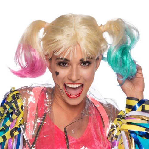 DC Comics Harley Quinn Birds Of Prey Blonde Wig Adult