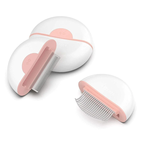 Pakeway Tomcat 9cm Ge-Mini Pet Cat Comb For Long Hair - Peach