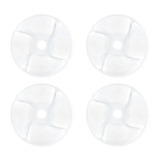 4x Tomcat Replacement Filter For Pet Water Fountain - White