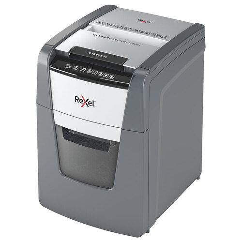 Rexel 34L Optimum AutoFeed+ Paper Shredder 100m Micro Cut