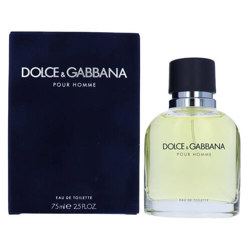 Dolce & Gabbana Pour Homme EDT Eau De Toilette Fragrance Spray For Men 75ml