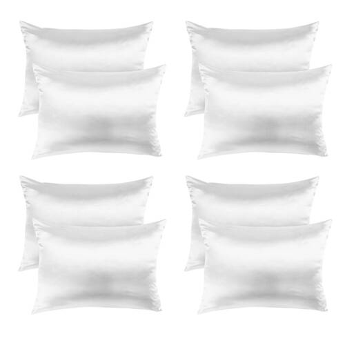4PK Royal Comfort Royal Comfort Mulberry Silk Pillow Case Twin Pack 51x76cm - White