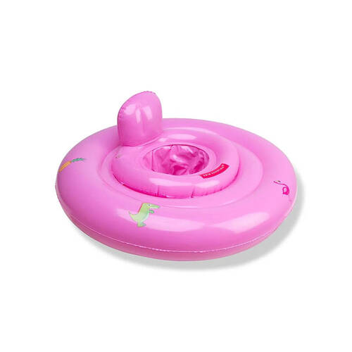 Swim Essentials Baby Inflatable Ride On Pool Swimseat Safari Pink 0-1y