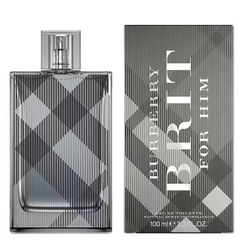 Burberry Brit For Him Mens Fragrance EDT Eau De Toilette Spray Bottle 100mL