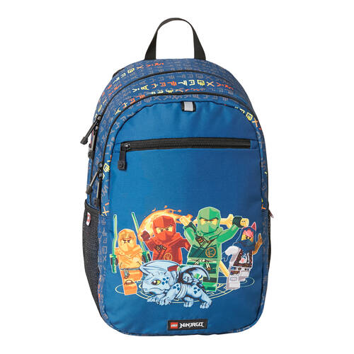 Lego Kids Extended Backpack w/ Side Mesh Pockets Lego Ninjago Family 27x40cm