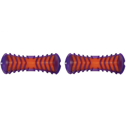2PK Rosewood Giggle Bone Pet Dog Toy Outdoor Fetch Training Interactive Fun Play