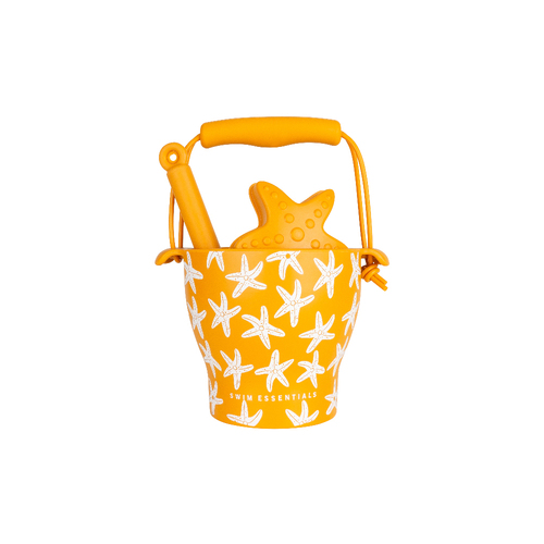 5pc Swim Essentials Kids Beach Bucket Sandpit Toy Set - Sea Stars
