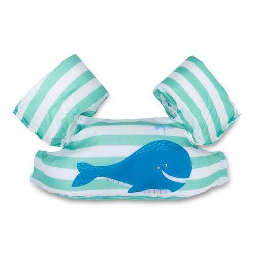 Swim Essentials Puddle Jumper Swimming Vest Whaley Green/Blue Kids Size 2-6y