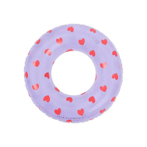 Swim Essentials Kids Inflatable Swimming Ring Pool Floater 55cm Sweet Hearts