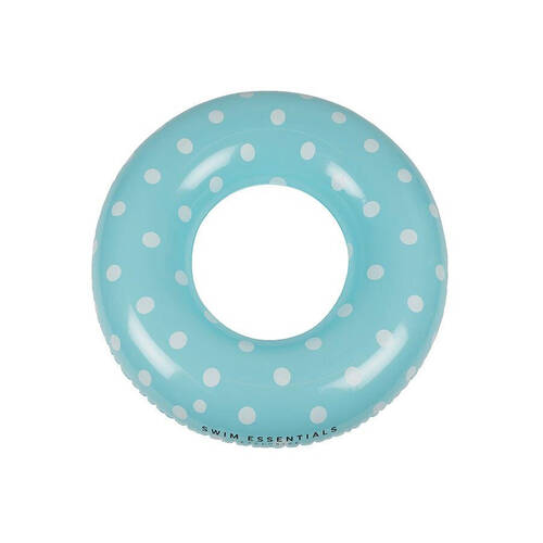 Swim Essentials Kids Inflatable Swimming Ring Beach Floater Blue Dots 55cm 3y+