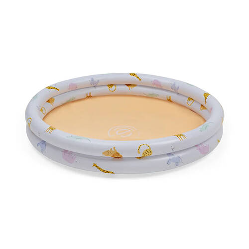 Swim Essentials Children's Inflatable Swimming Pool 100cm Safari White 12m+