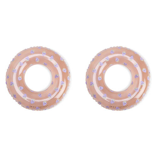 2PK Swim Essentials Kids Inflatable Swimming Ring Floater Blackberry 55cm 3y+
