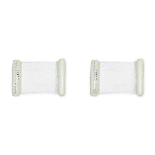 2PK Swim Essentials Inflatable Hammock Pool Floating Chair Green Matcha 6y+