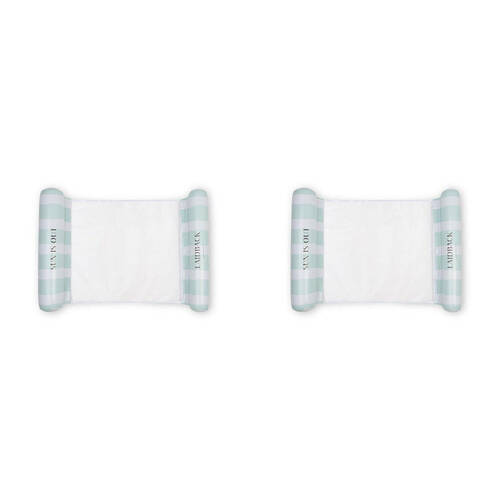 2PK Swim Essentials Inflatable Hammock Pool Floating Chair The Beach Club 120cm 6y+