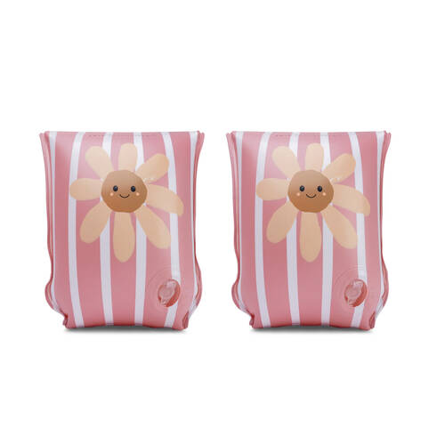 2pc Swim Essentials Kids/Children Inflatable Arm Bands Daisy Flower 2-6y