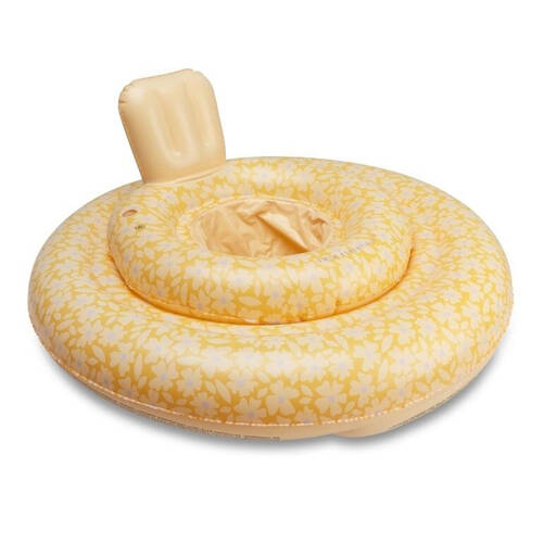 Swim Essentials Baby Inflatable Ride On Pool Swimseat Florish Yellow 0-1y
