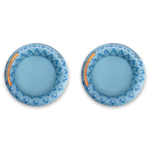 2PK Swim Essentials Baby Inflatable Swimming Pool 60cm Blue Whaley 0+