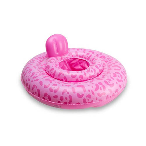 Swim Essentials Baby Inflatable Ride On Pool Swimseat Leopard Pink 0-1y