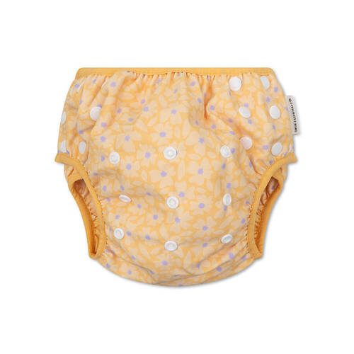 Swim Essentials Washable Swimming Nappy Diaper OSFA Florish Yellow Size 0-3y