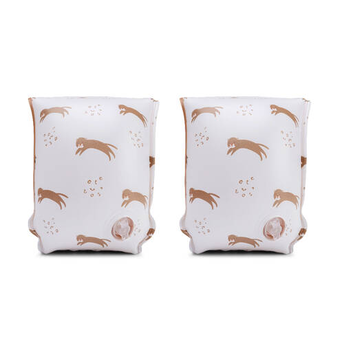 2pc Swim Essentials Kids/Children Inflatable Arm Bands Roamer White 2y+