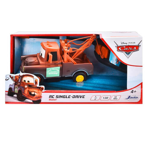 Disney Cars RC Single Drive Cars Mater 1:32 Scale Toy Kids 4y+