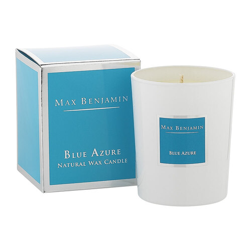 Max Benjamin Wax Candle Home Scent Decor - Blue Azure 