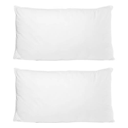 2PK Royal Comfort King Size Hotel Bedding Pillow 50x90cm - White