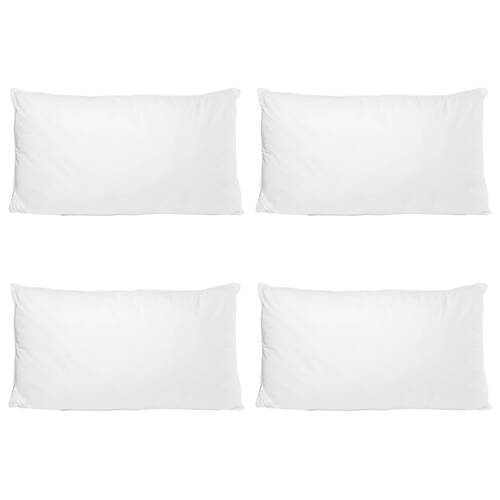 4PK Royal Comfort King Size Hotel Bedding Pillow 50x90cm - White