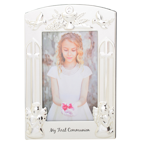 Gibson Gifts My First Communion 4x6'' Photo Frame Rectangle Silver
