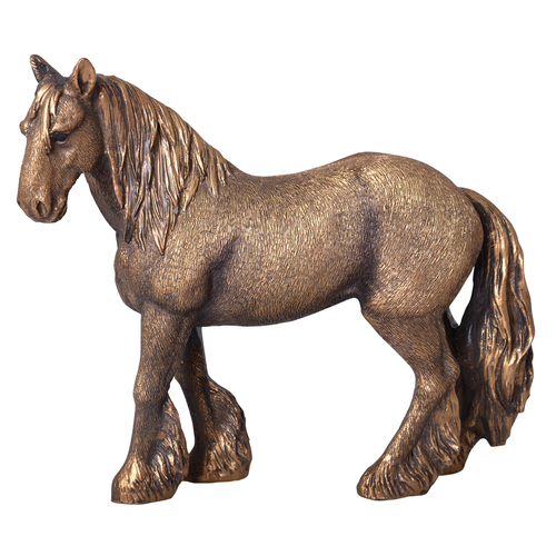 Gibson Gifts Shire Horse Home/Room Decor Small Bronze 18cm