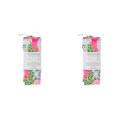 2PK Annabel Trends Cotton Laundry Bag 35x50cm - Galah